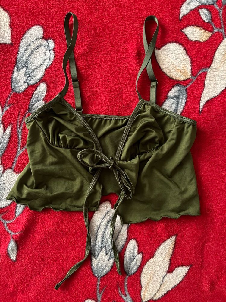 Olive Green Bralette