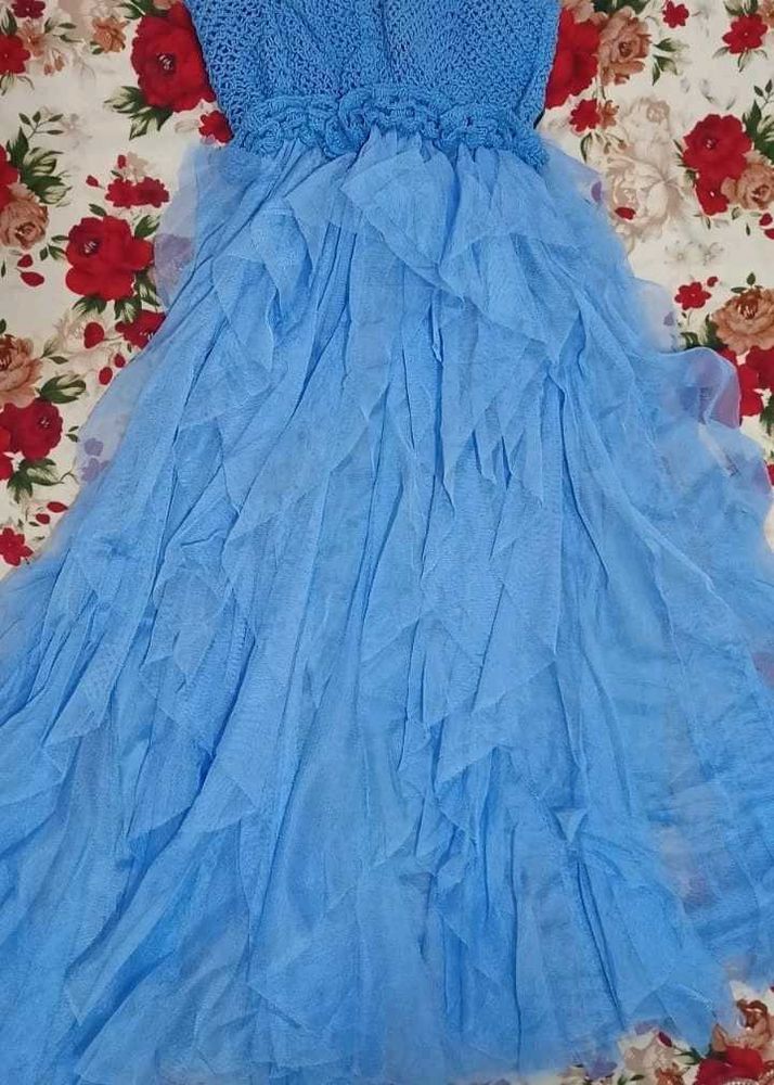 Blue Tulle Dress