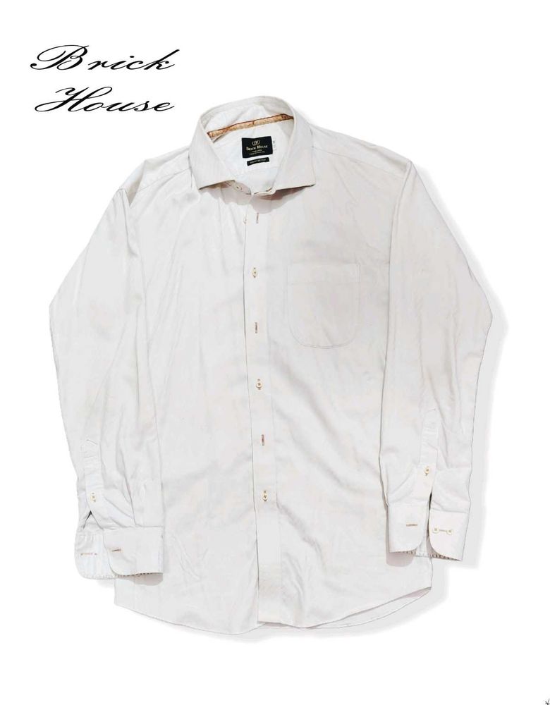 Men&#39;s Party Wear White Shirt