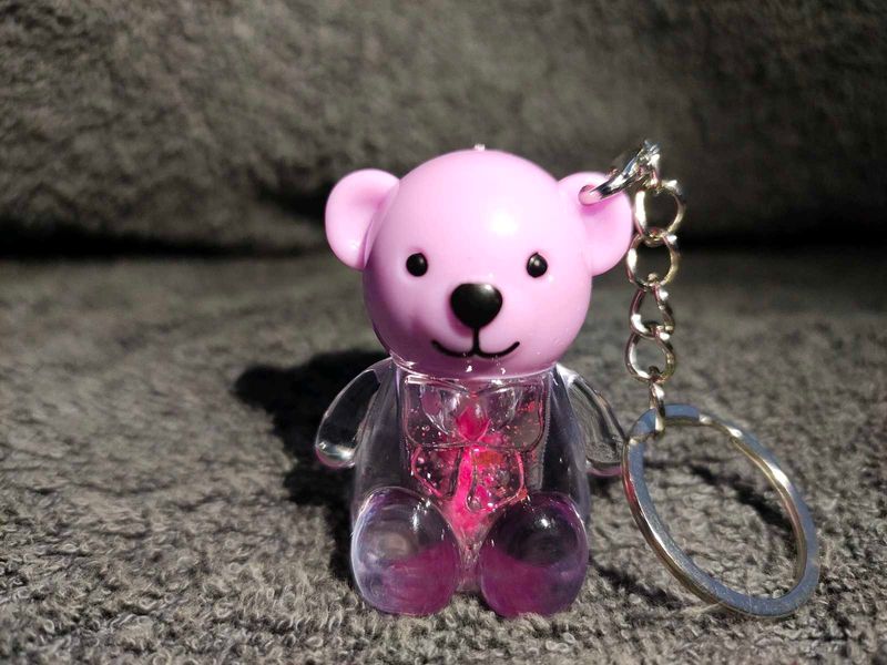Cute Bear Lip Gloss Keychain (New)