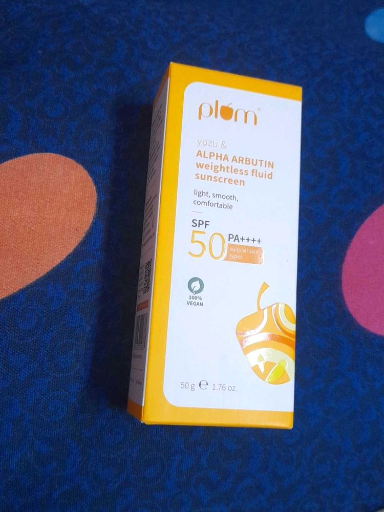 Yuzu &amp; Alpha Arbutin Weightless Fluid Sunscreen