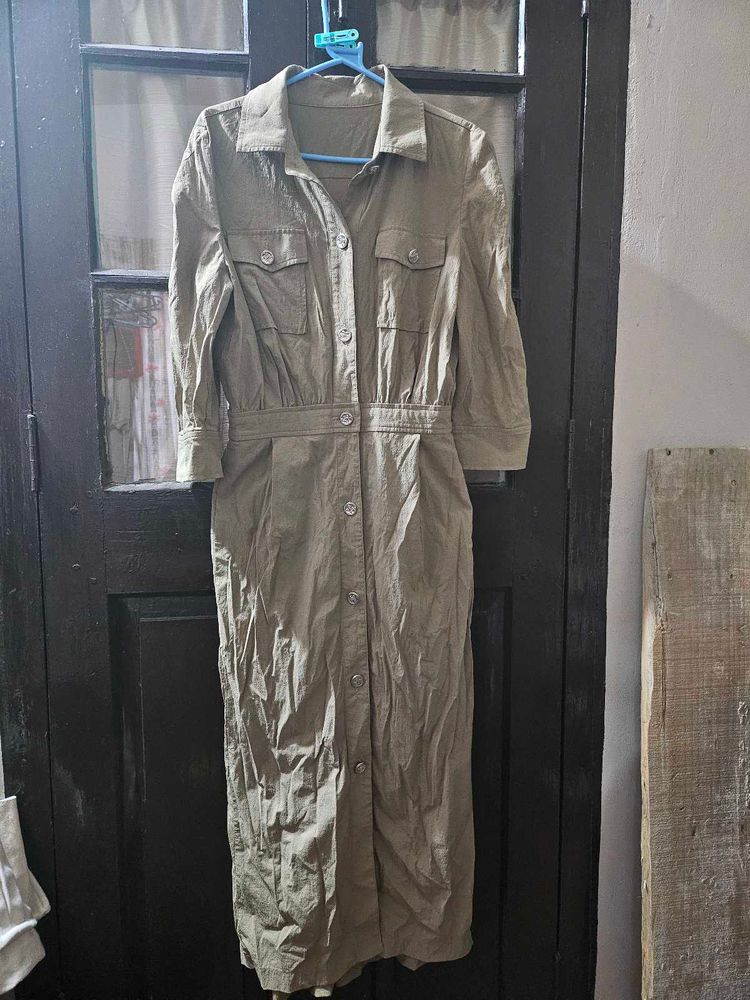 Midi Shirt Dress