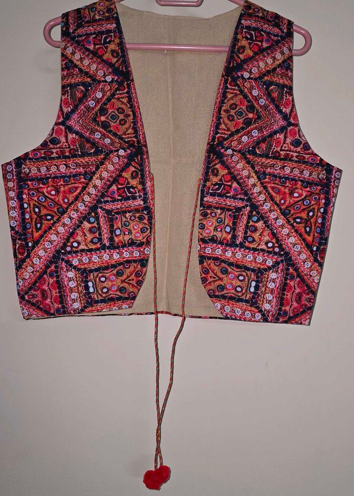 Boho Embroidered Vest