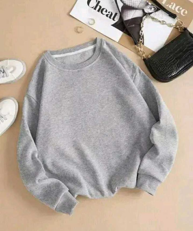 Gray Unisex Oversized Sweatshirt ✨