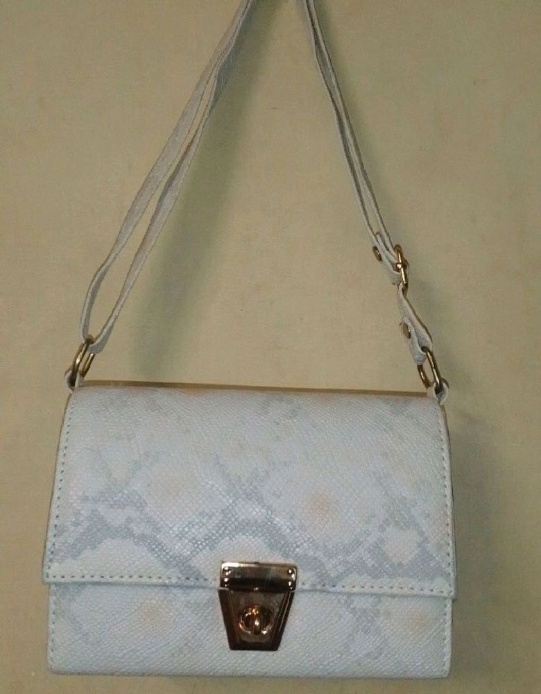 White Sling bag