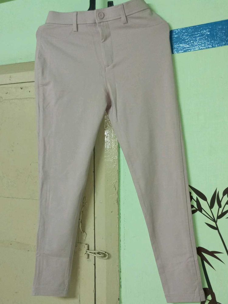 Pink Casual Pants