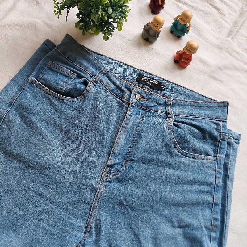 Light Wash Denim Jeans