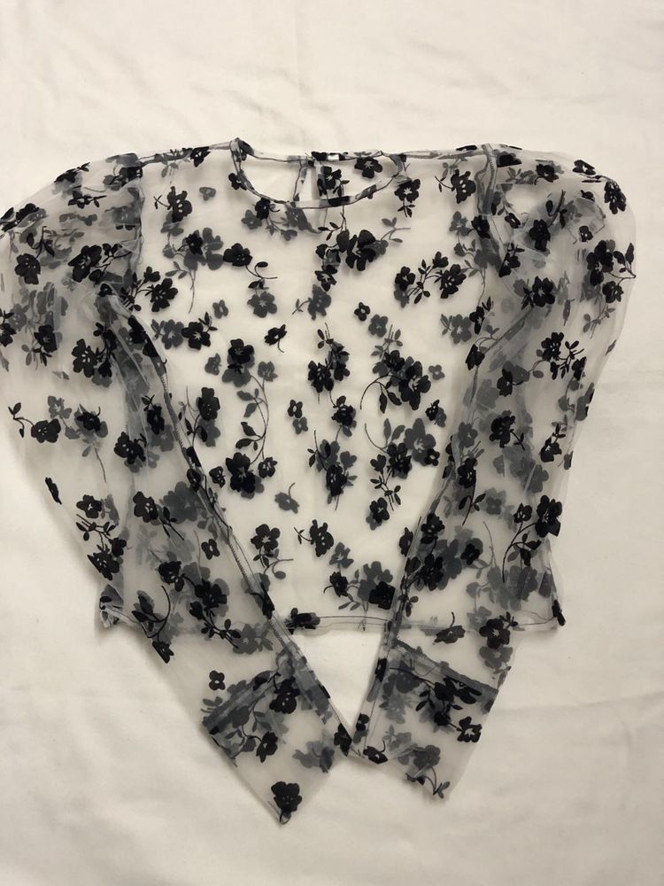 Floral Sheer Top
