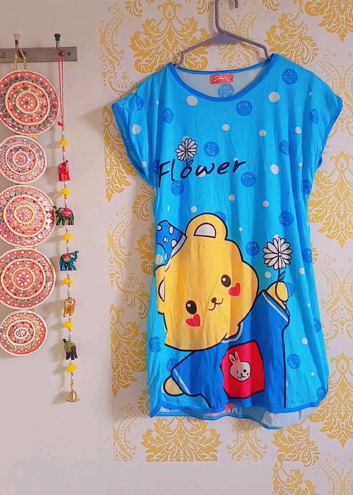 Blue Night Dress
