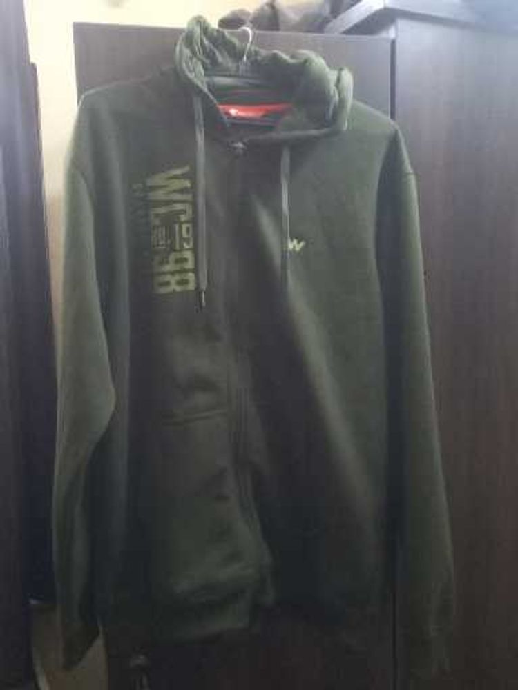 Green Zip-Up Hoodie