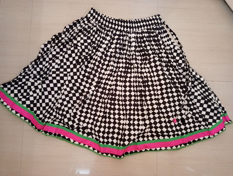 Knee Length Cotton Skirt