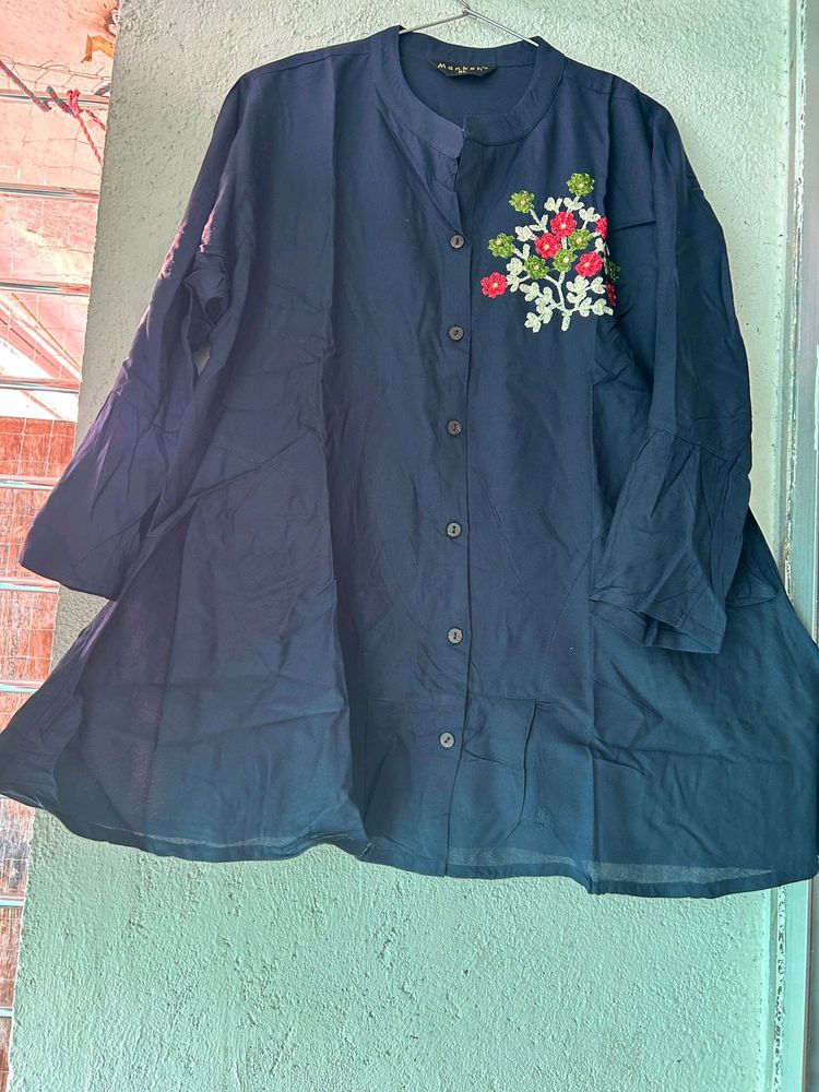 Navy Blue  Beautiful  Top