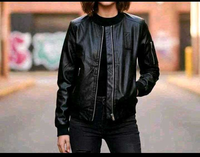 [last price] Black moto Bomber Jacket