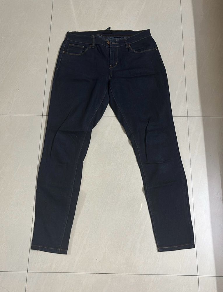 Forever 21 Navy Blue Denim