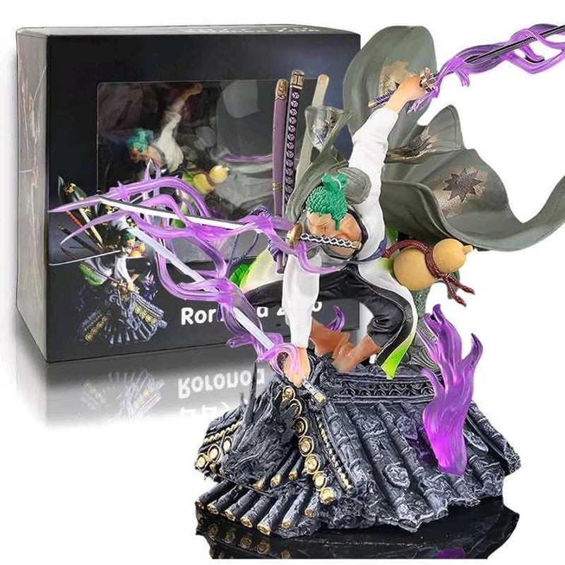 One Piece Roronoa Zoro On Roof Figurine