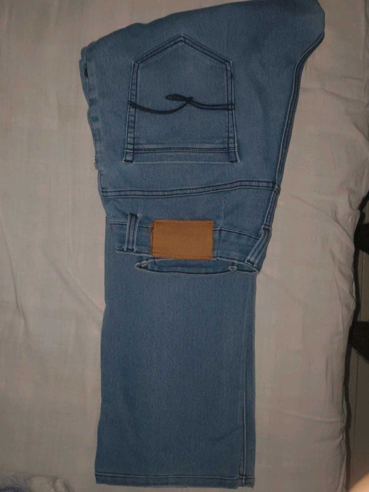 Light Wash Denim Jeans