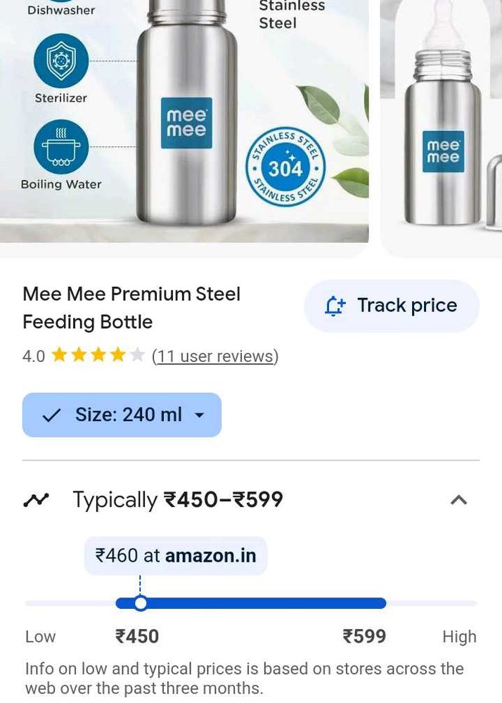 Milk Bottle Unused