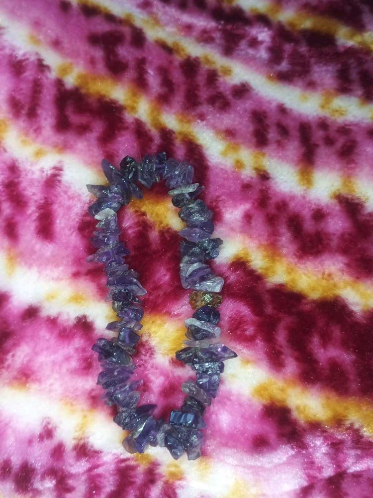 Amethyst Chip Bracelet