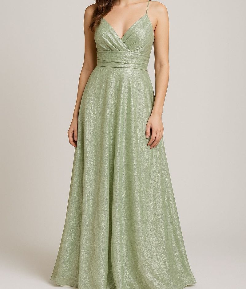 Vintage Mint Green Prom Dress