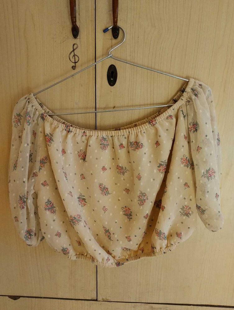 Floral Off-Shoulder Top
