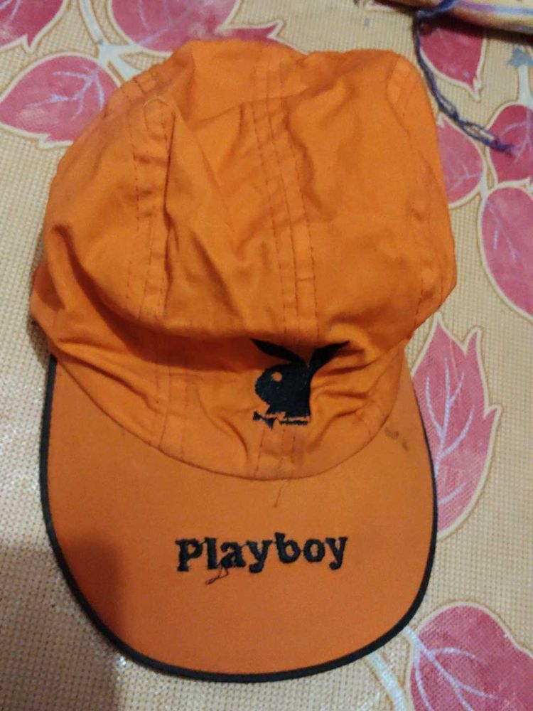 Playboy Orange Baseball Cap