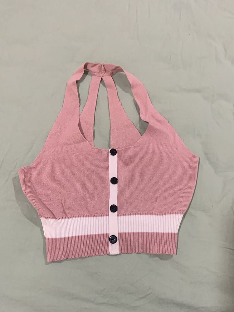 Halter Back design Top