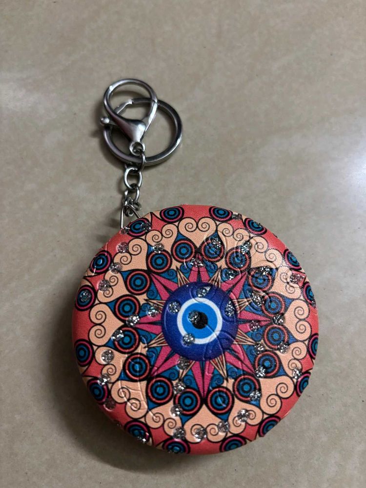 Evil Eye Mirror Keychain