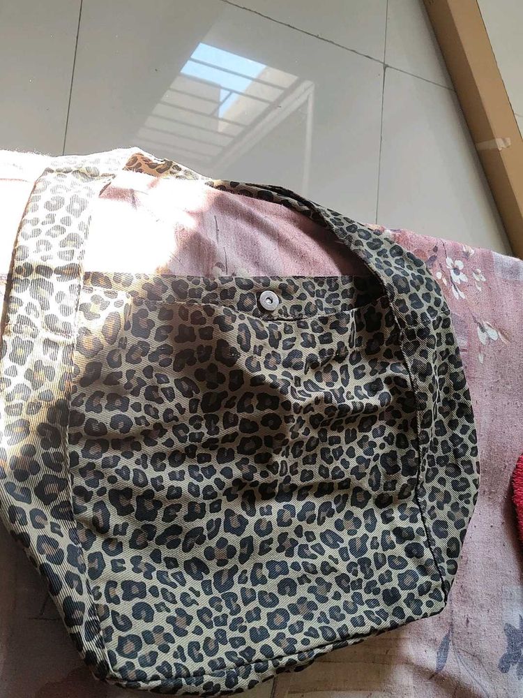 Leopard Print Tote Bag