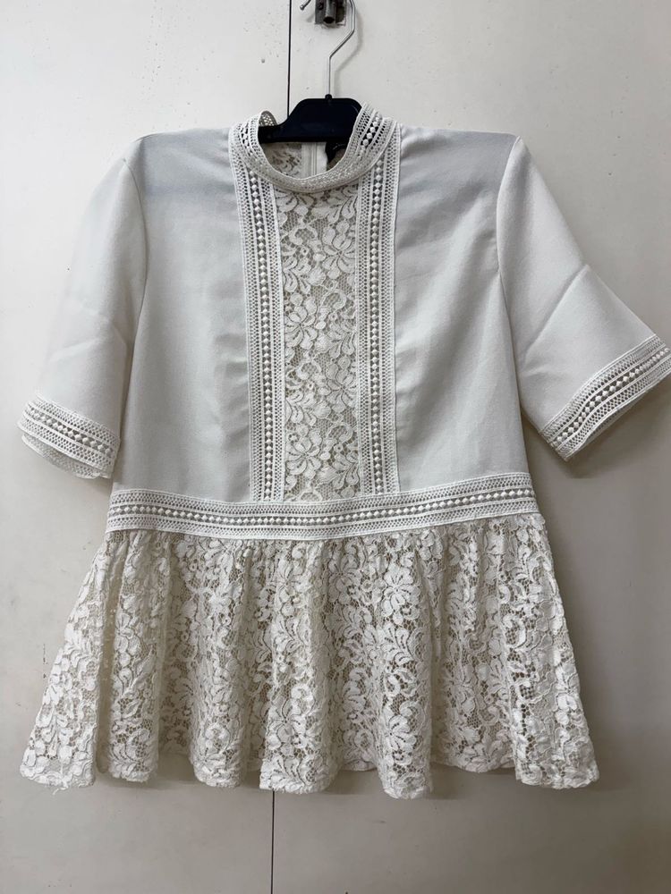 Zara Imported Lace Top