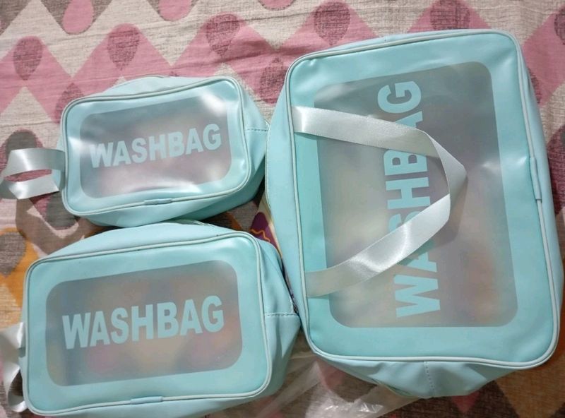 Wash Bag Combo Pack Of 3.