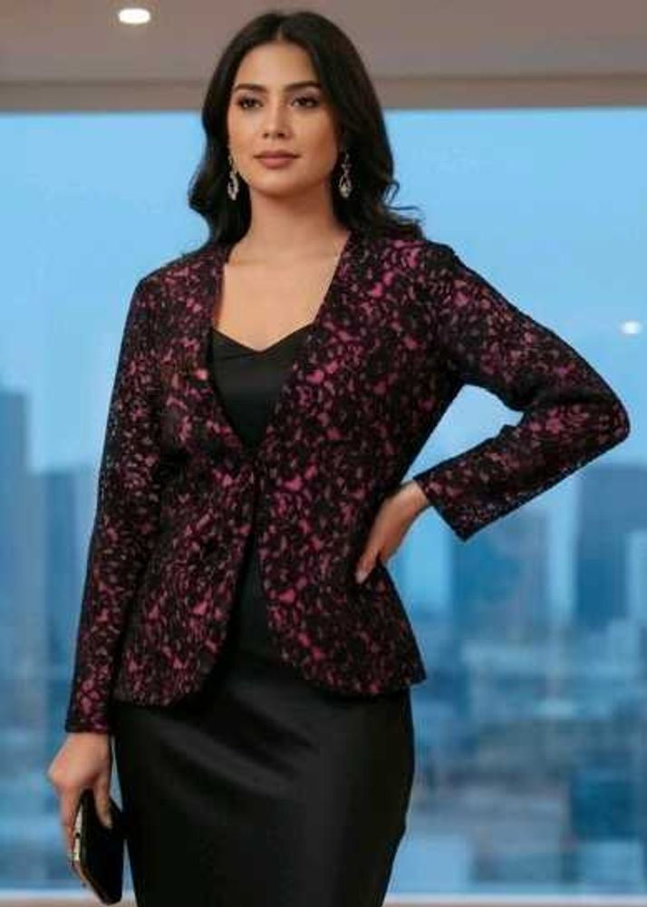 Pink Lace Jacket