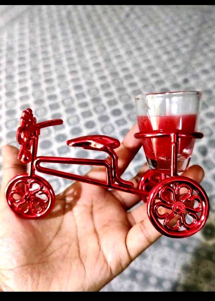 Tricycle Shape Candle Stand