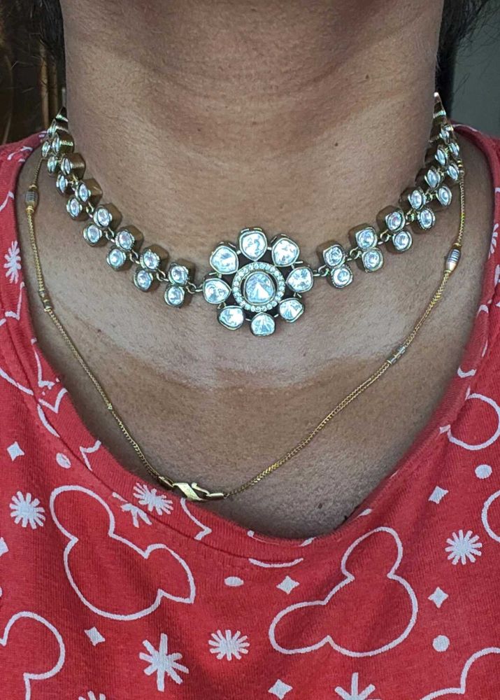 Kiran Polki Neck Set