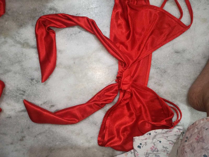 Red Bikini Set