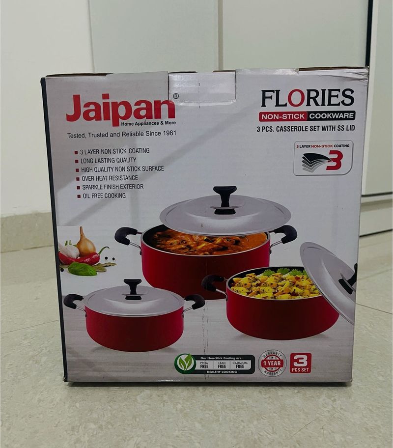 Jaipan Flories Casserole Set