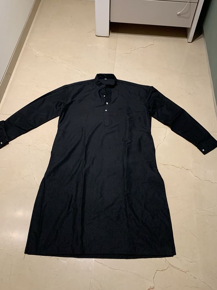 Men’s Black Kurta Pyjama Set