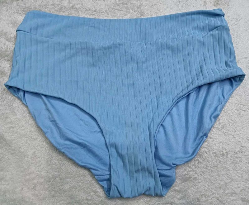 Blue Ribbed🇦🇺 High-Waisted Panties