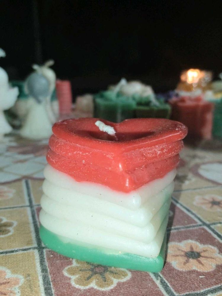 3DHeart  Candle