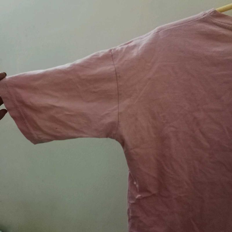 Pink Oversized T-Shirt