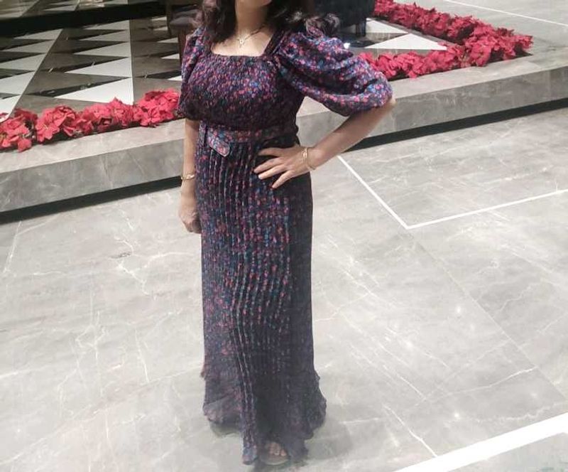 Floral Print Maxi Dress
