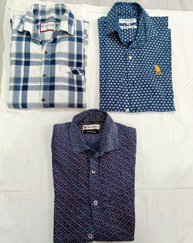 M Size Boys Shirys Pack Of Three