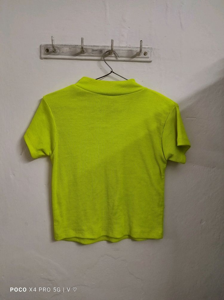 Neon yellow top