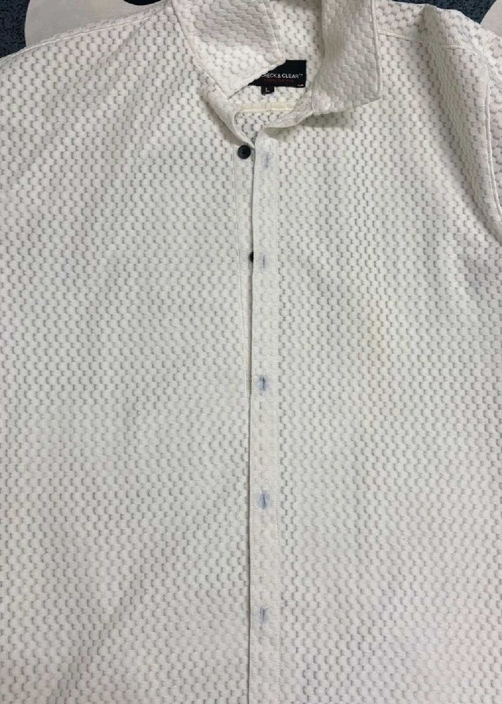 Almost N ew White Shirt