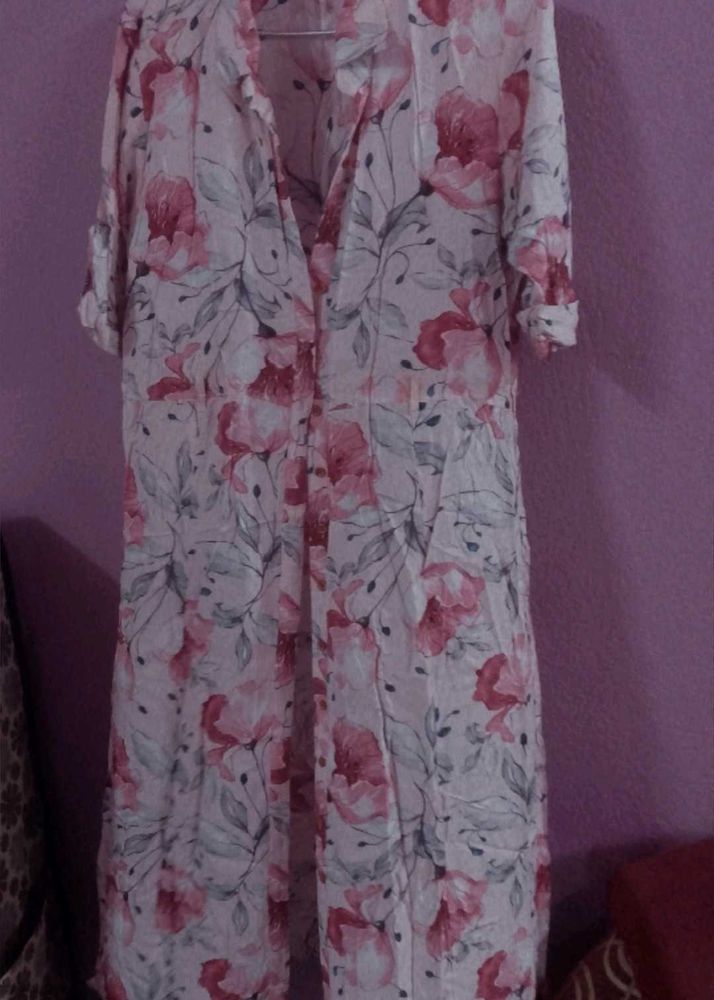 Floral Print Maxi Dress