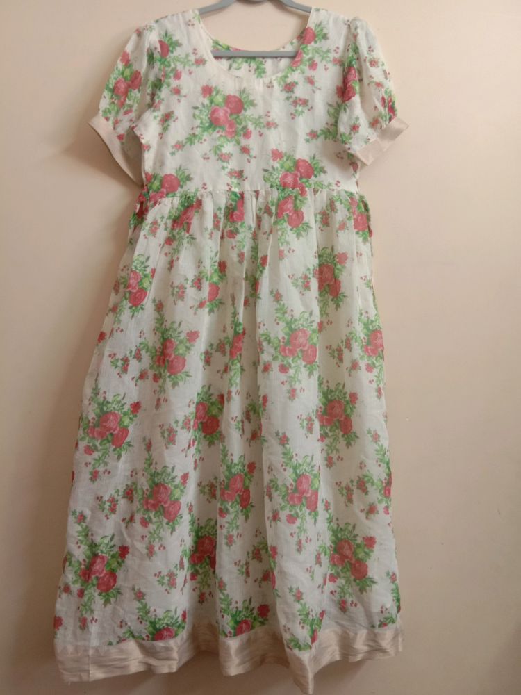 Floral Print Anarkali