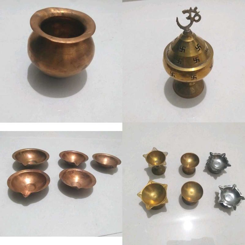 Kalash, Diya , Puja Need