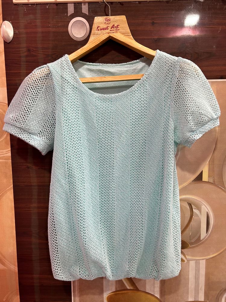 Sky Blue Colour Top For Women’s/Girls