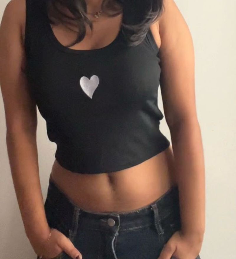 Newme Black Tank Top