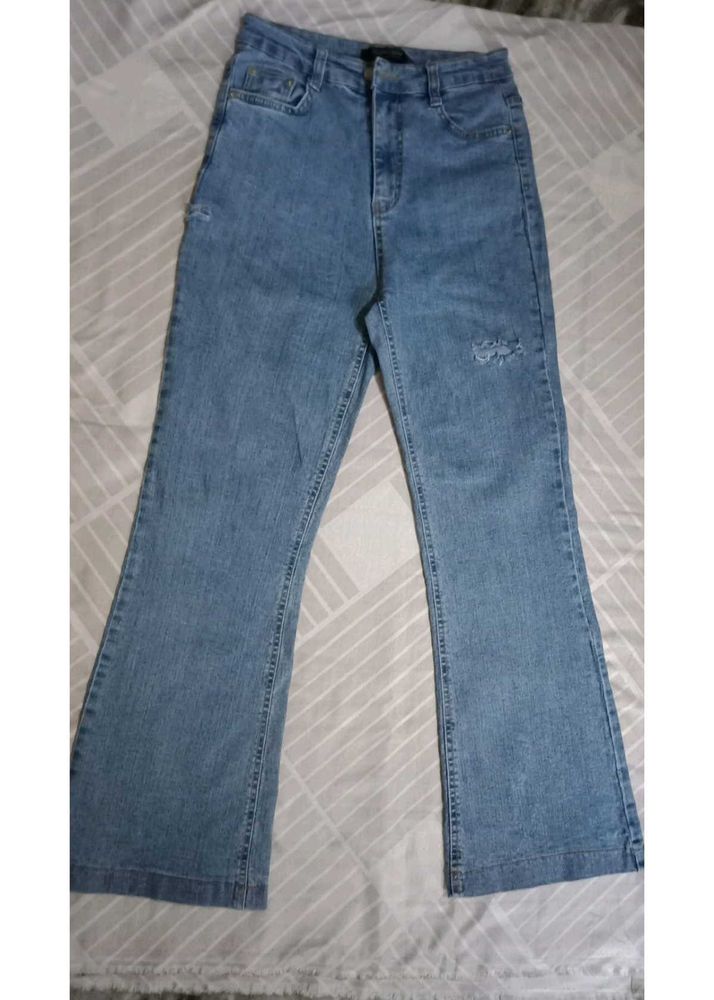 Flared Denim Jeans