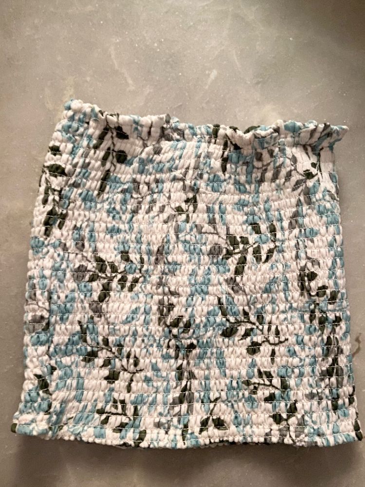 Floral Smocked Tube Top